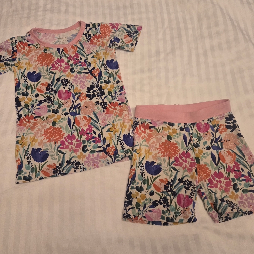 Little sleepies summer garden 2t set